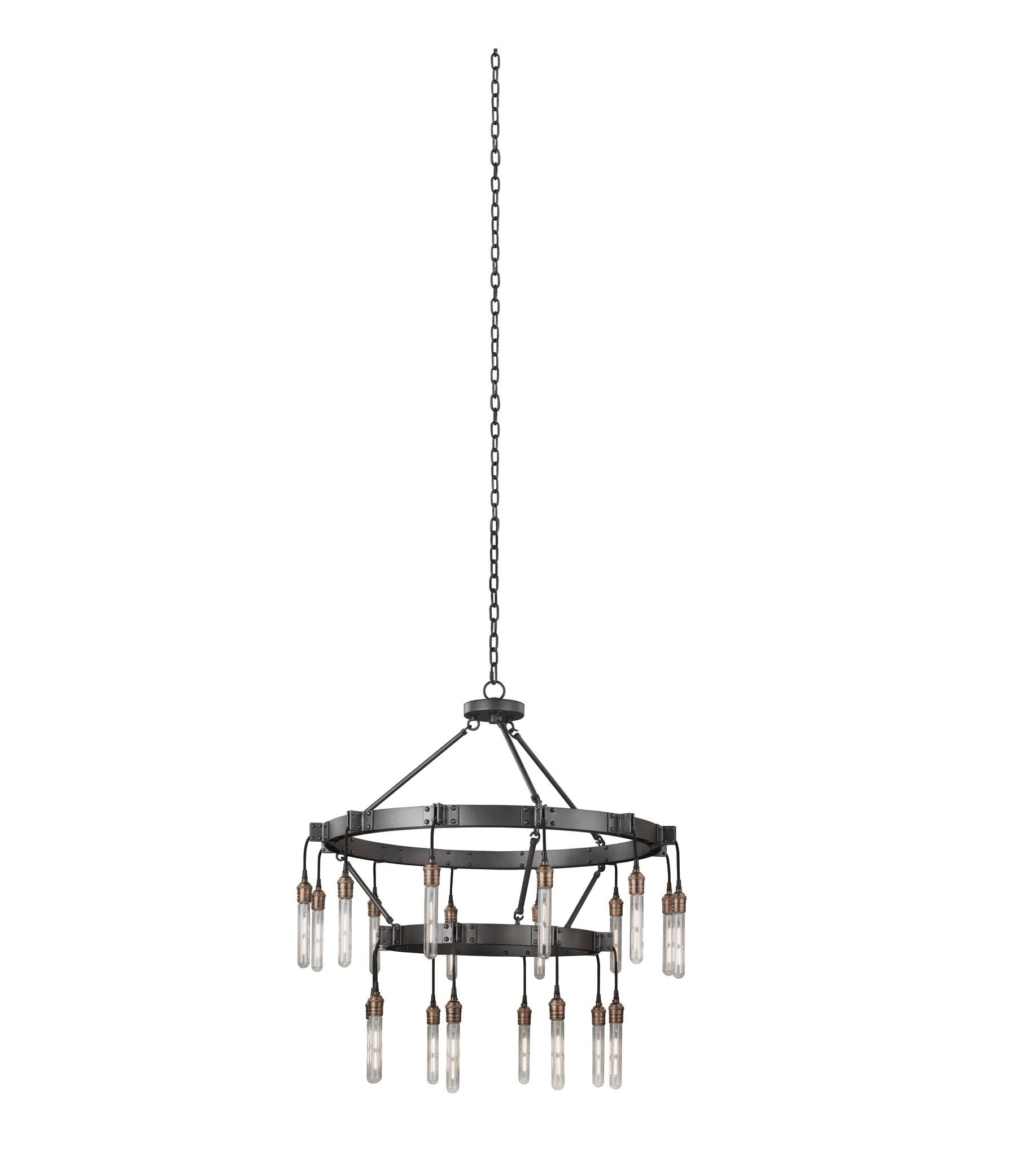 KALCO, STUYVESANT 8+ 2 TIER CHANDELIER, CHANDELIER LIGHT