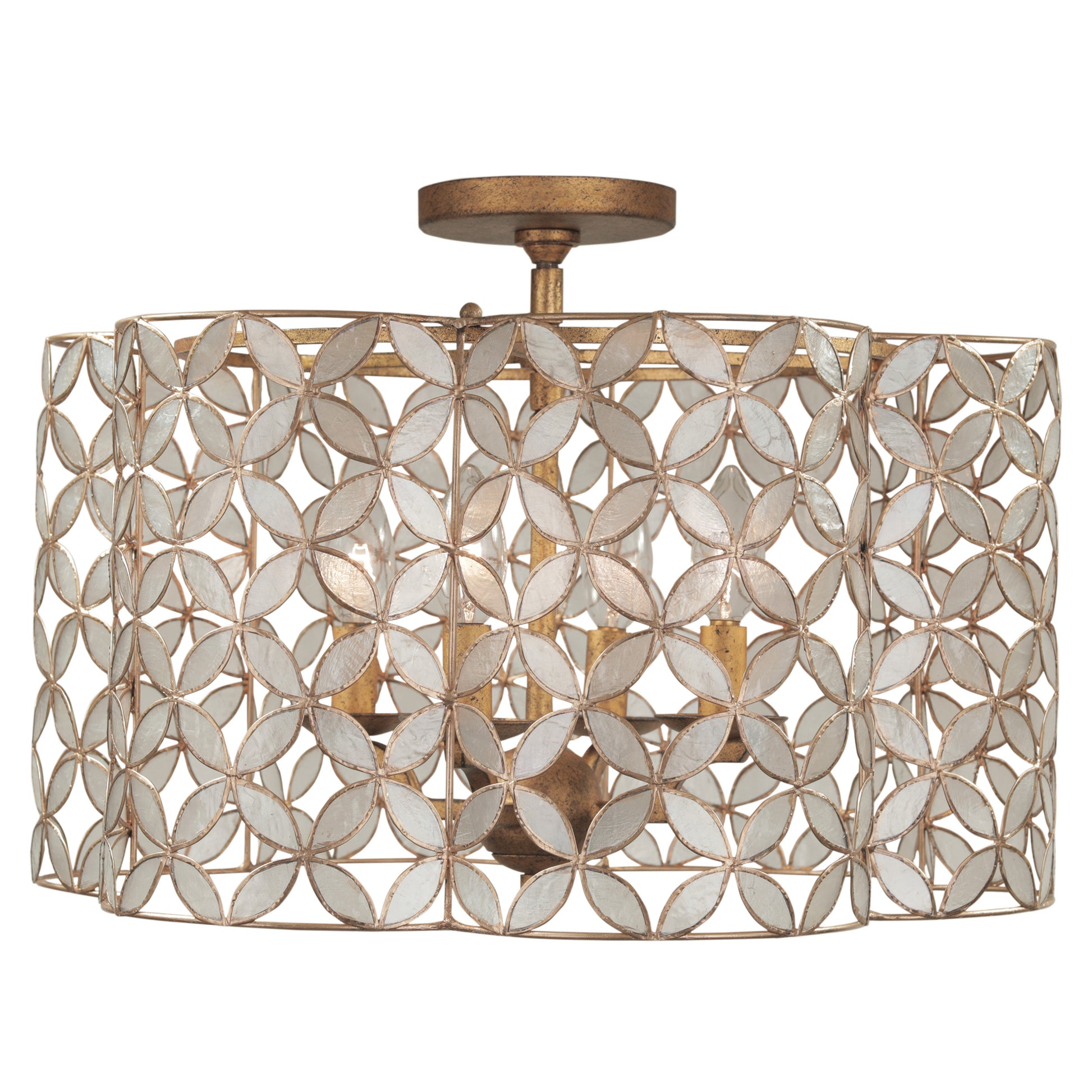 KALCO, MAURELLE SEMI FLUSH, SEMI FLUSH MOUNT LIGHT