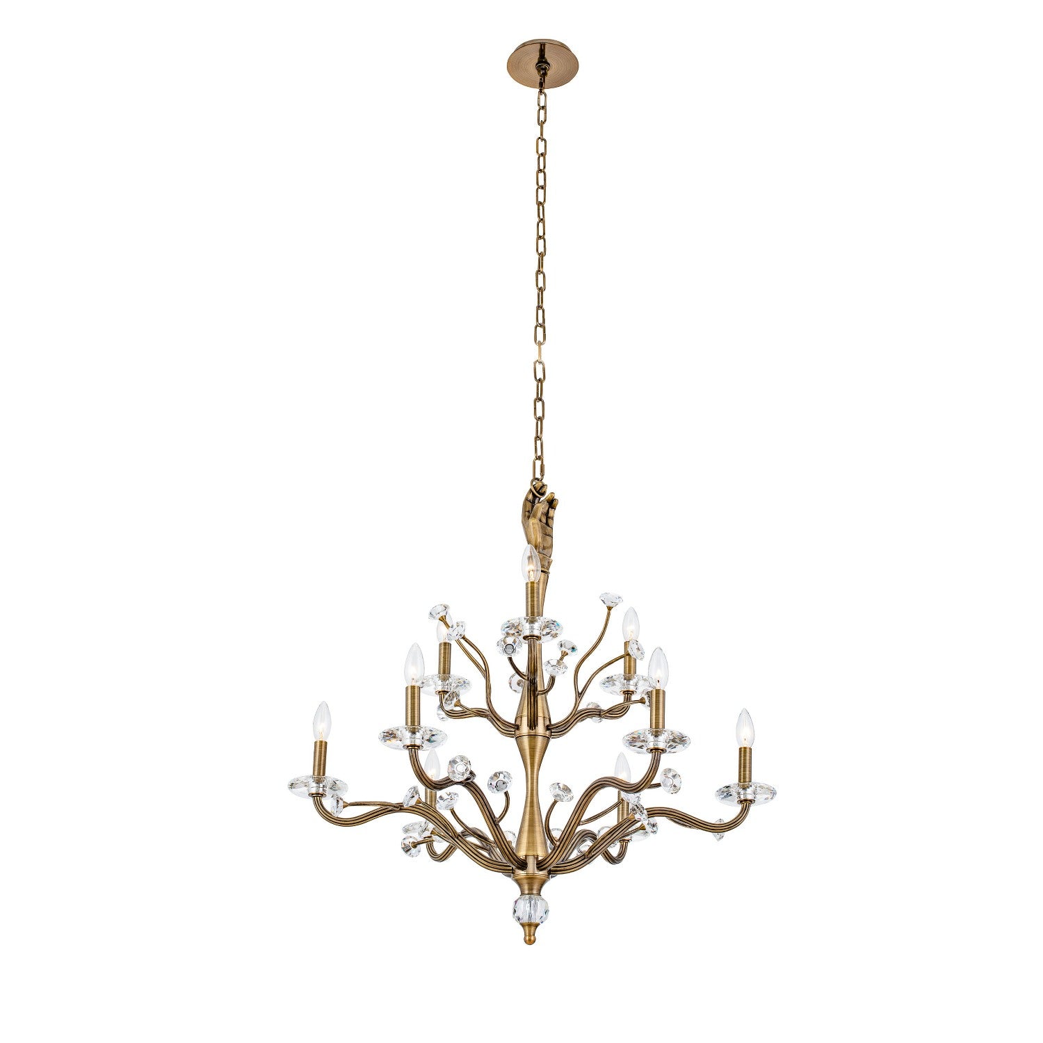 KALCO, VENUS 2 TIER CHANDELIER, CHANDELIER LIGHT