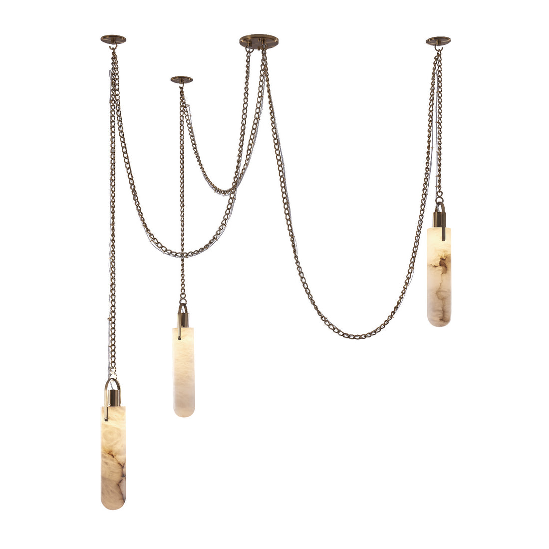 KALCO, FLINT LED MULTI-DROP PENDANT, PENDANT LIGHT