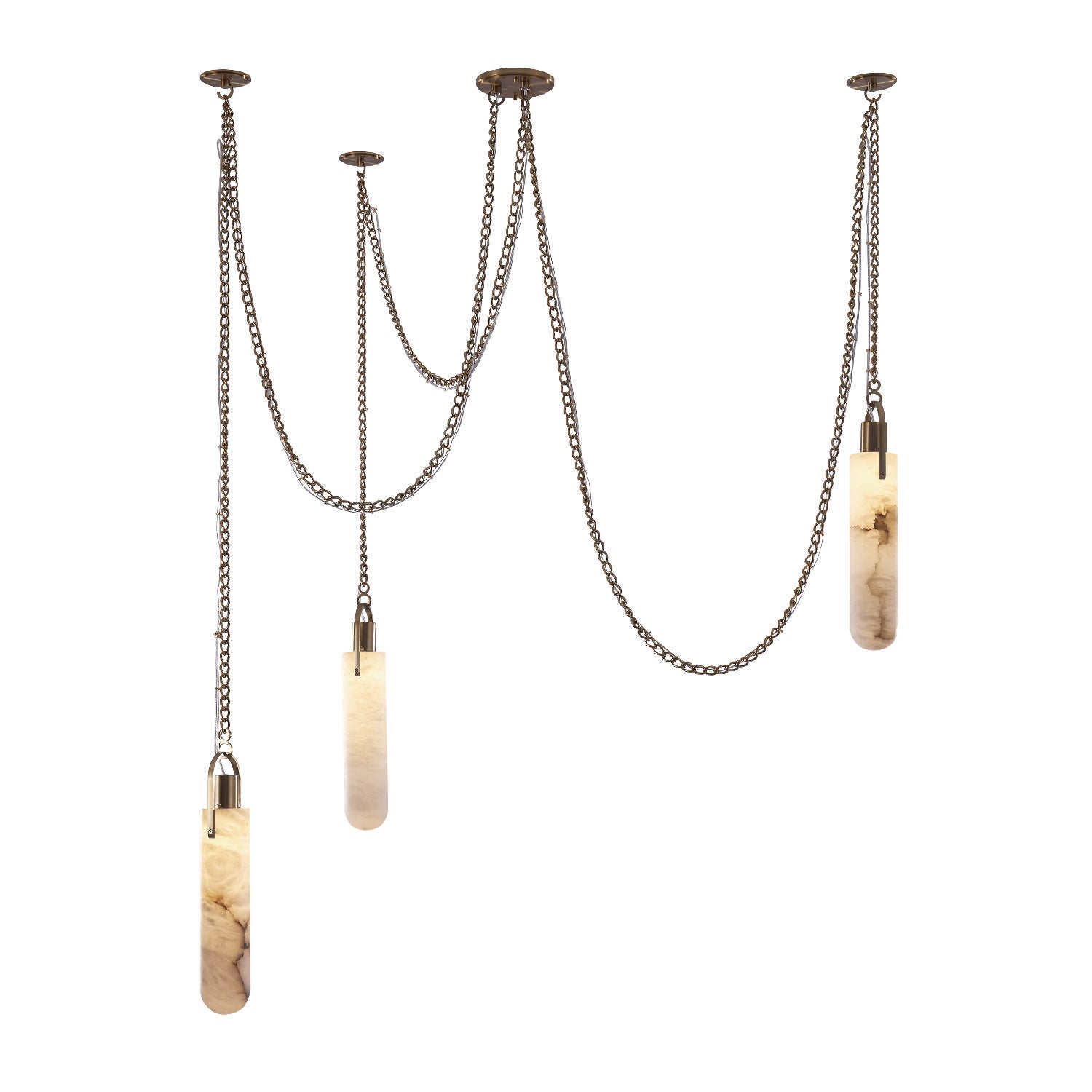 KALCO, FLINT LED MULTI-DROP PENDANT, PENDANT LIGHT