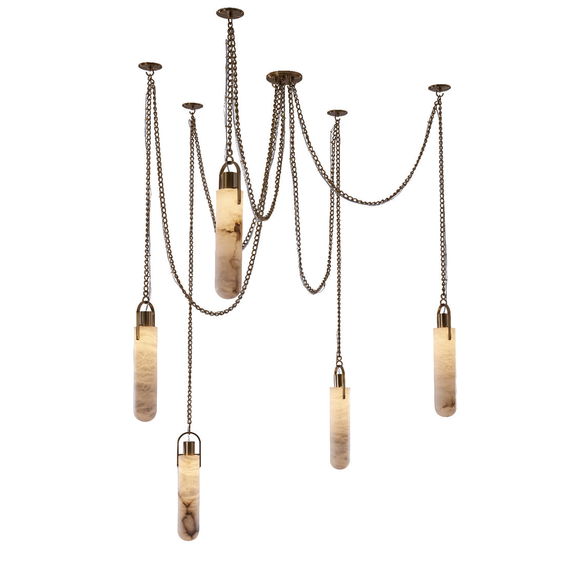 KALCO, FLINT LED MULTI-DROP PENDANT, PENDANT LIGHT