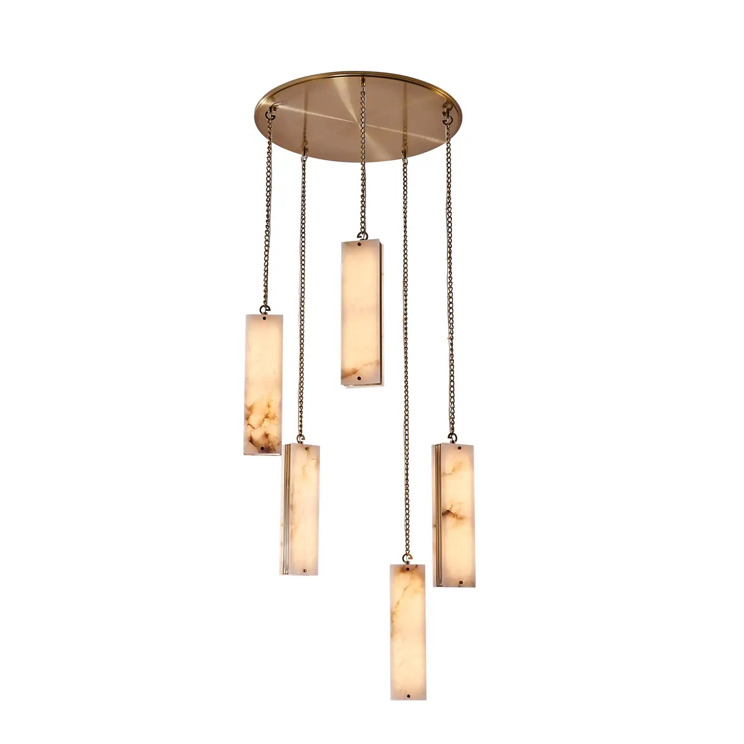 KALCO, VERTICAL FIVE DROP LED PENDANT, PENDANT LIGHT