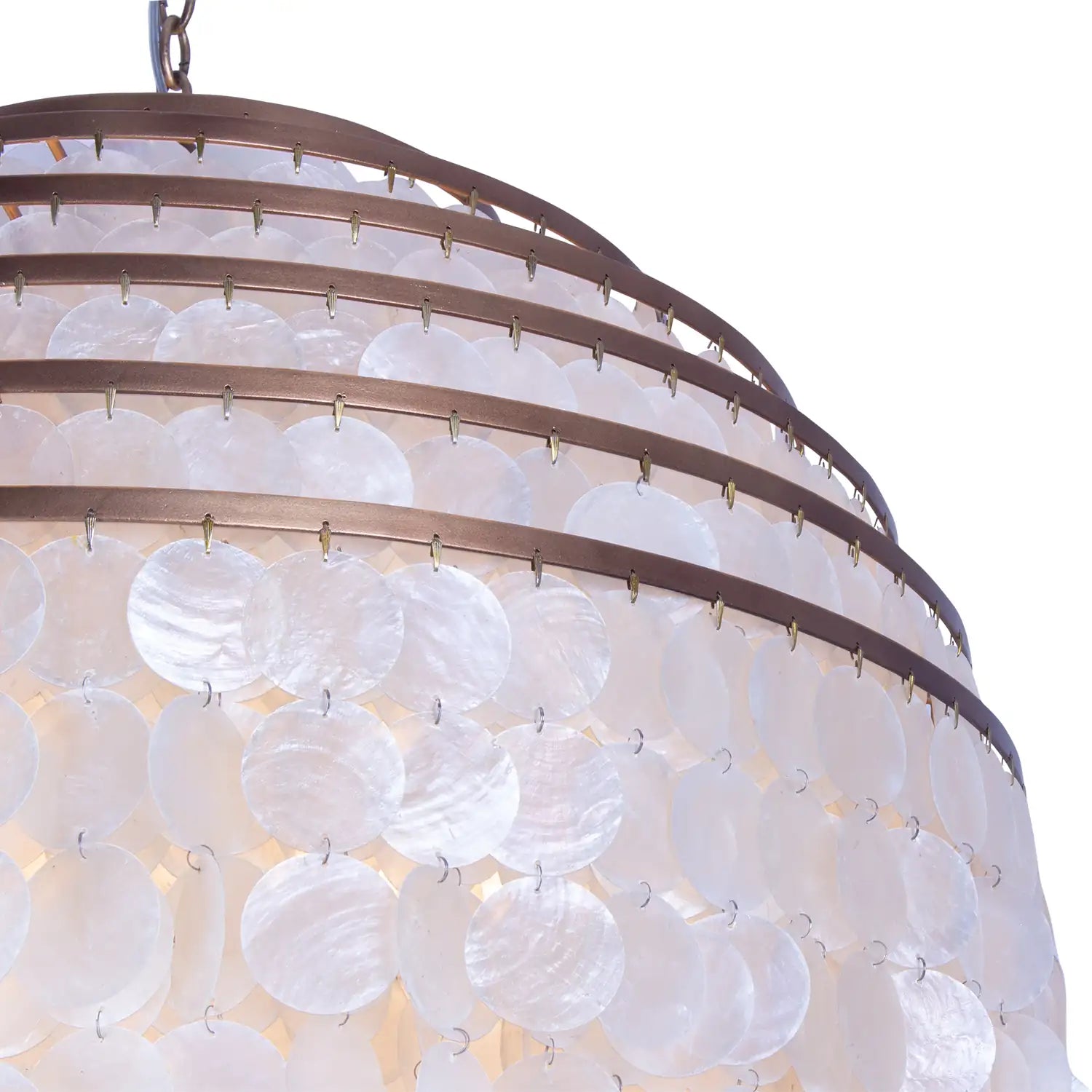 KALCO, SPHERE CAPIZ PENDANT, PENDANT LIGHT