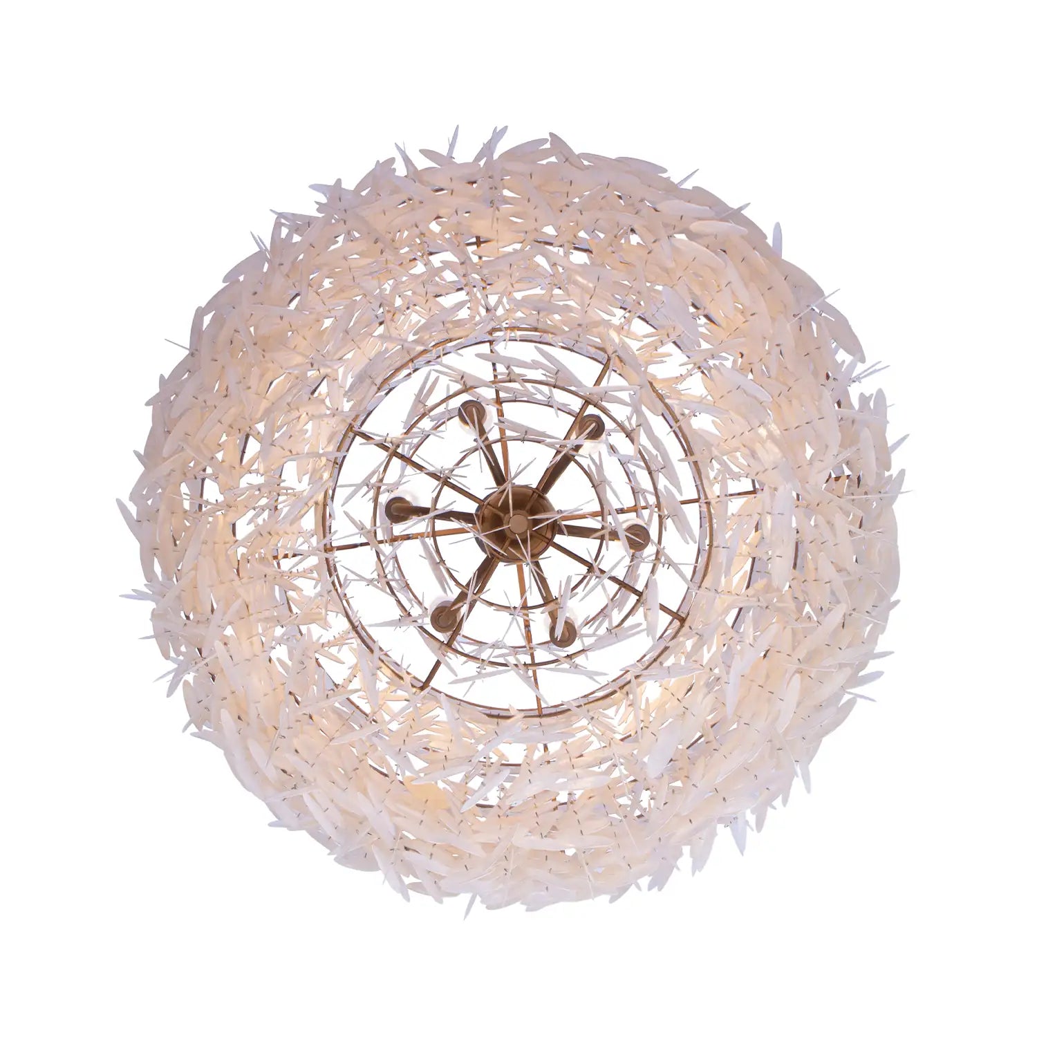 KALCO, SPHERE CAPIZ PENDANT, PENDANT LIGHT