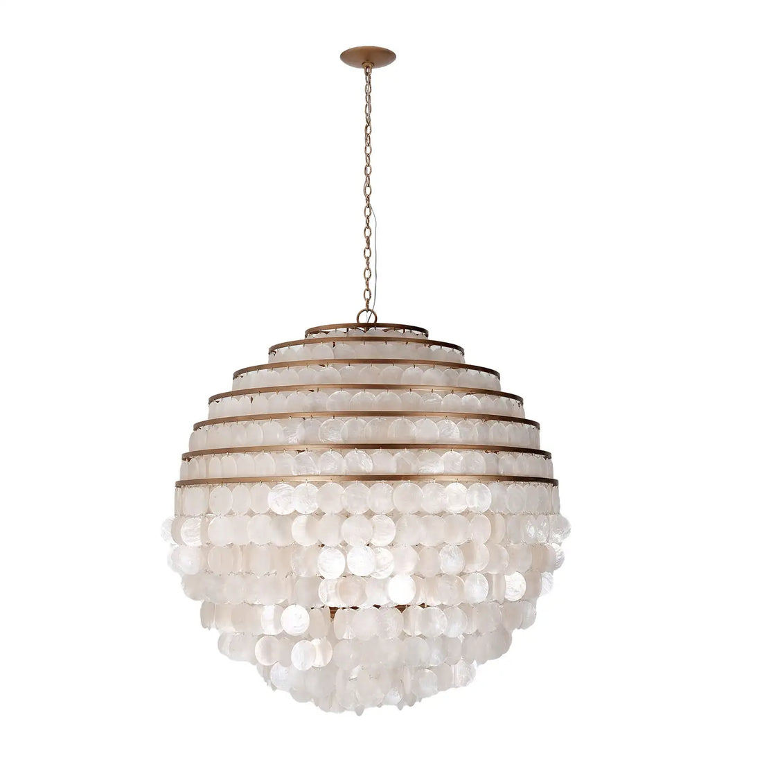 KALCO, SPHERE CAPIZ PENDANT, PENDANT LIGHT