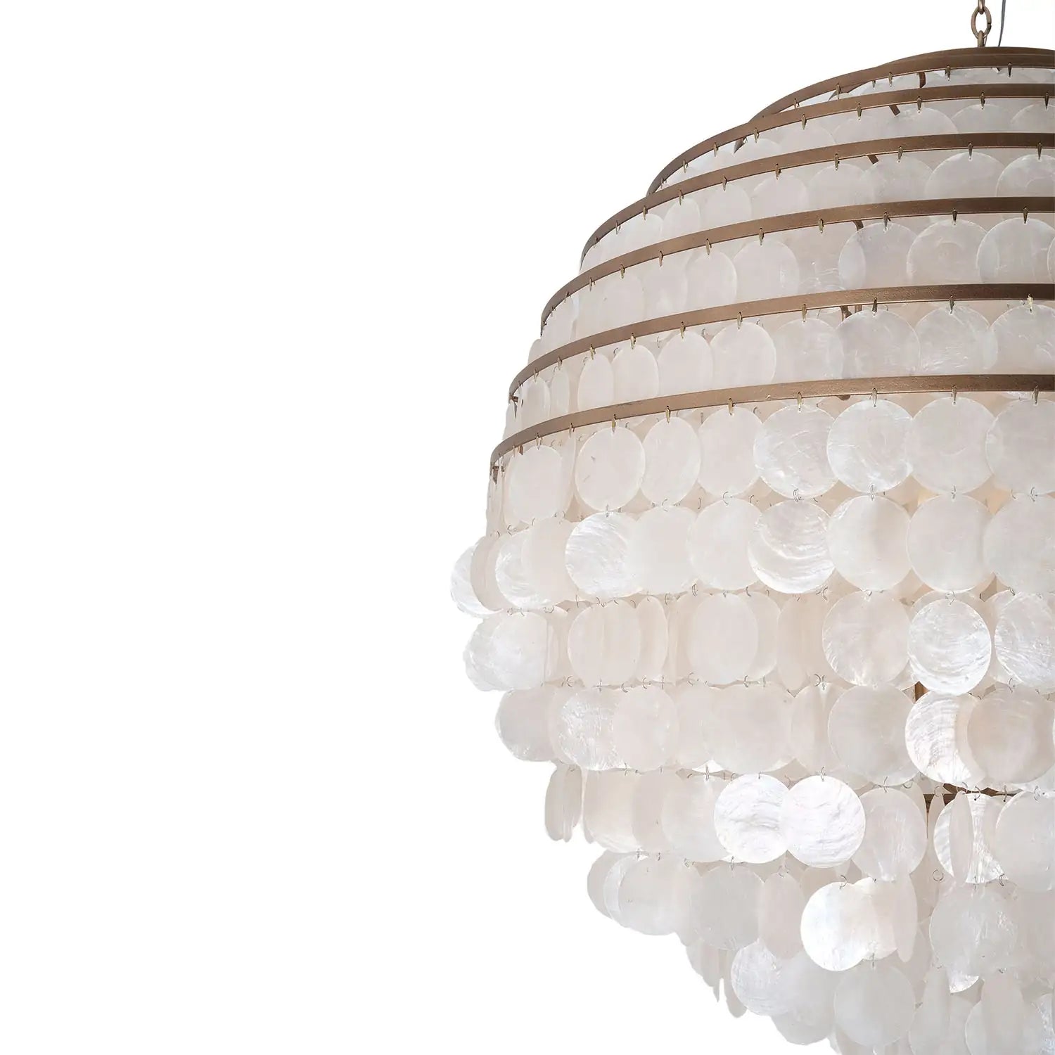 KALCO, SPHERE CAPIZ PENDANT, PENDANT LIGHT