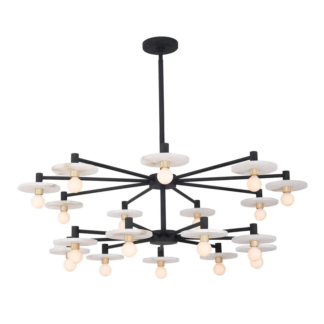 KALCO, DISCUS 2 TIER PENDANT, PENDANT LIGHT