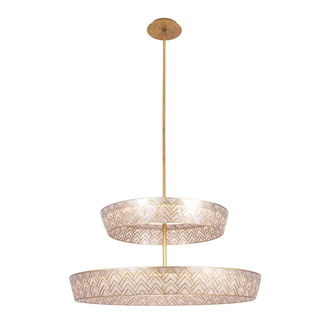KALCO, GEO 2-TIER LED PENDANT, PENDANT LIGHT