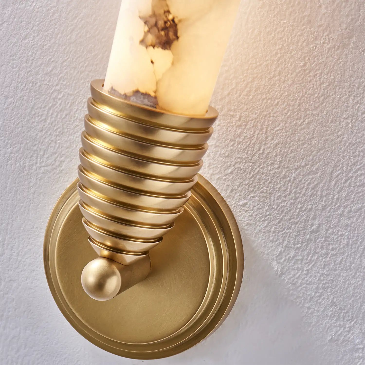 KALCO, GYPSUM LED WALL SCONCE, WALL SCONCES