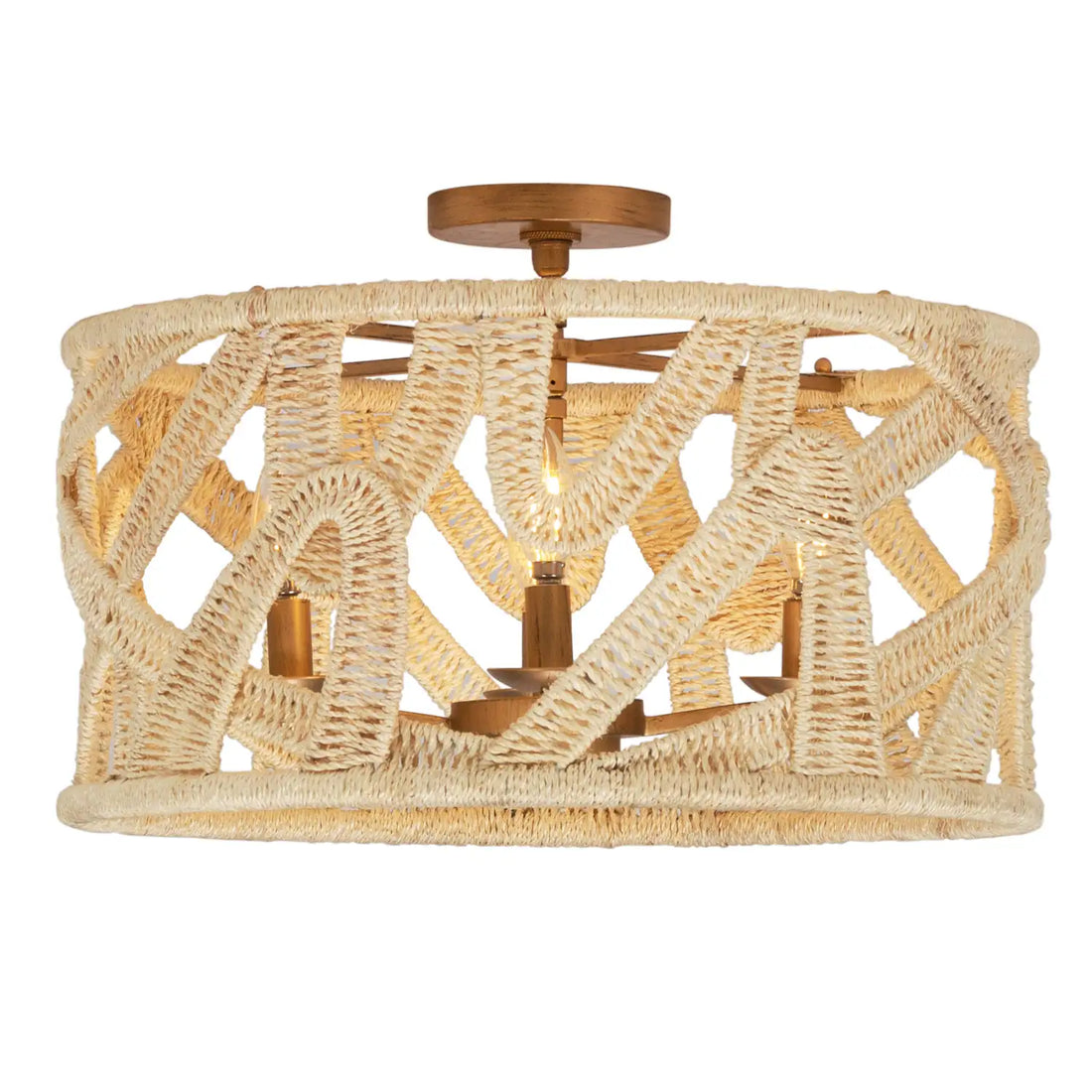 KALCO, SOGA SEMI FLUSH MOUNT, SEMI FLUSH MOUNT LIGHT