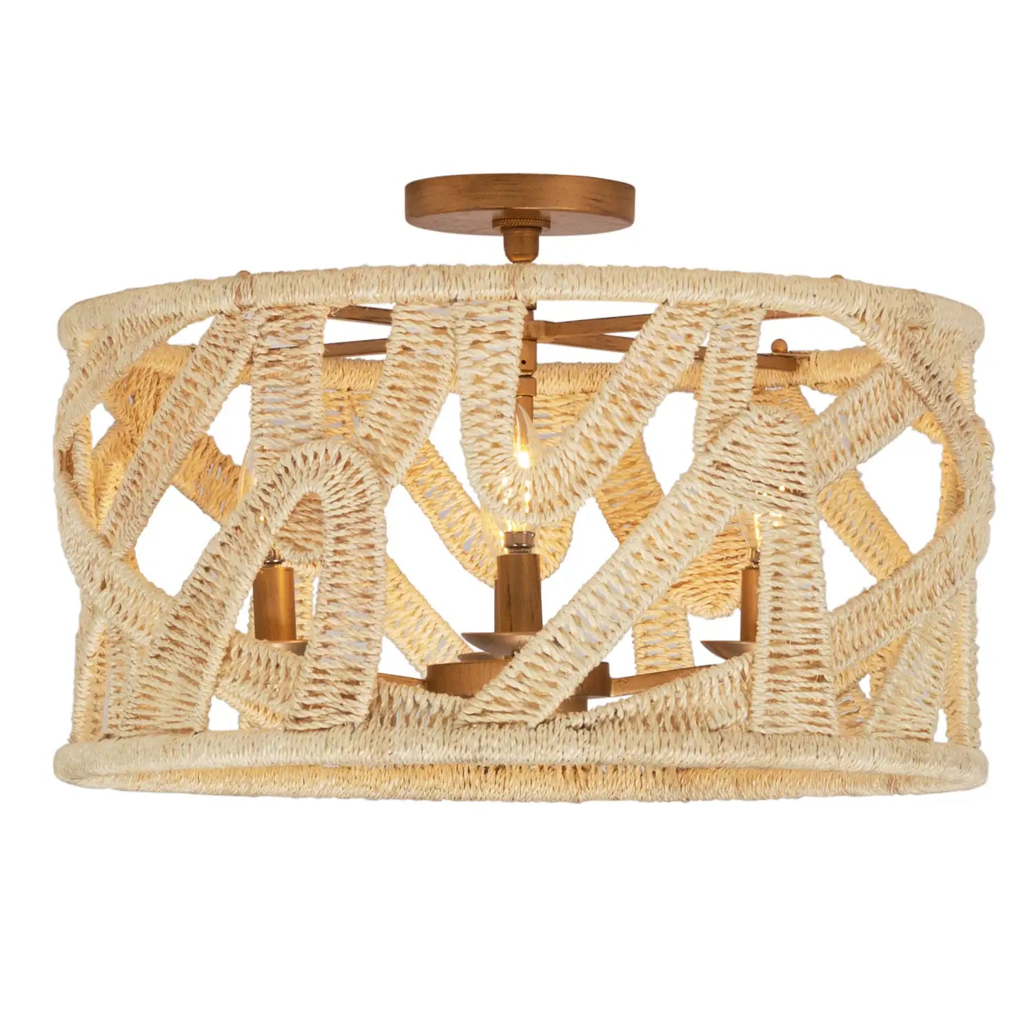 KALCO, SOGA SEMI FLUSH MOUNT, SEMI FLUSH MOUNT LIGHT