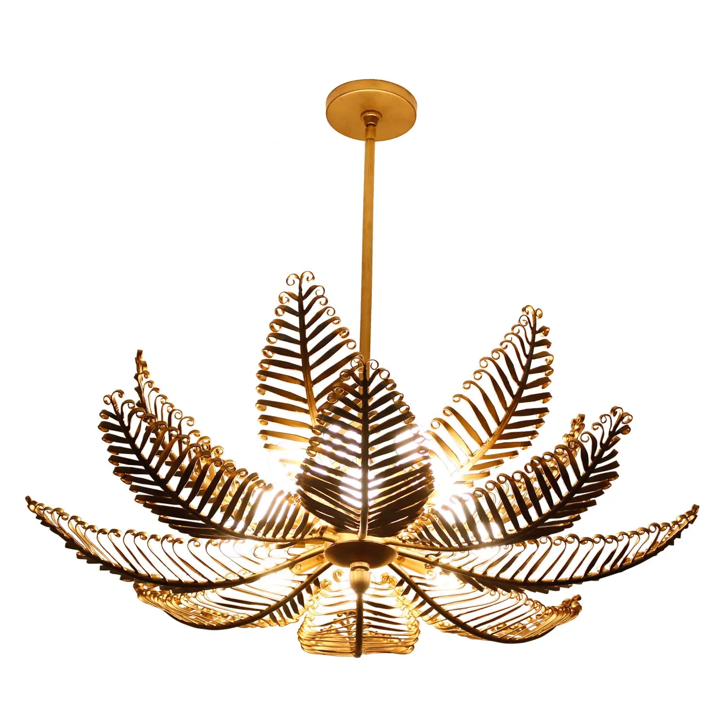 KALCO, FERN CHANDELIER, CHANDELIER LIGHT