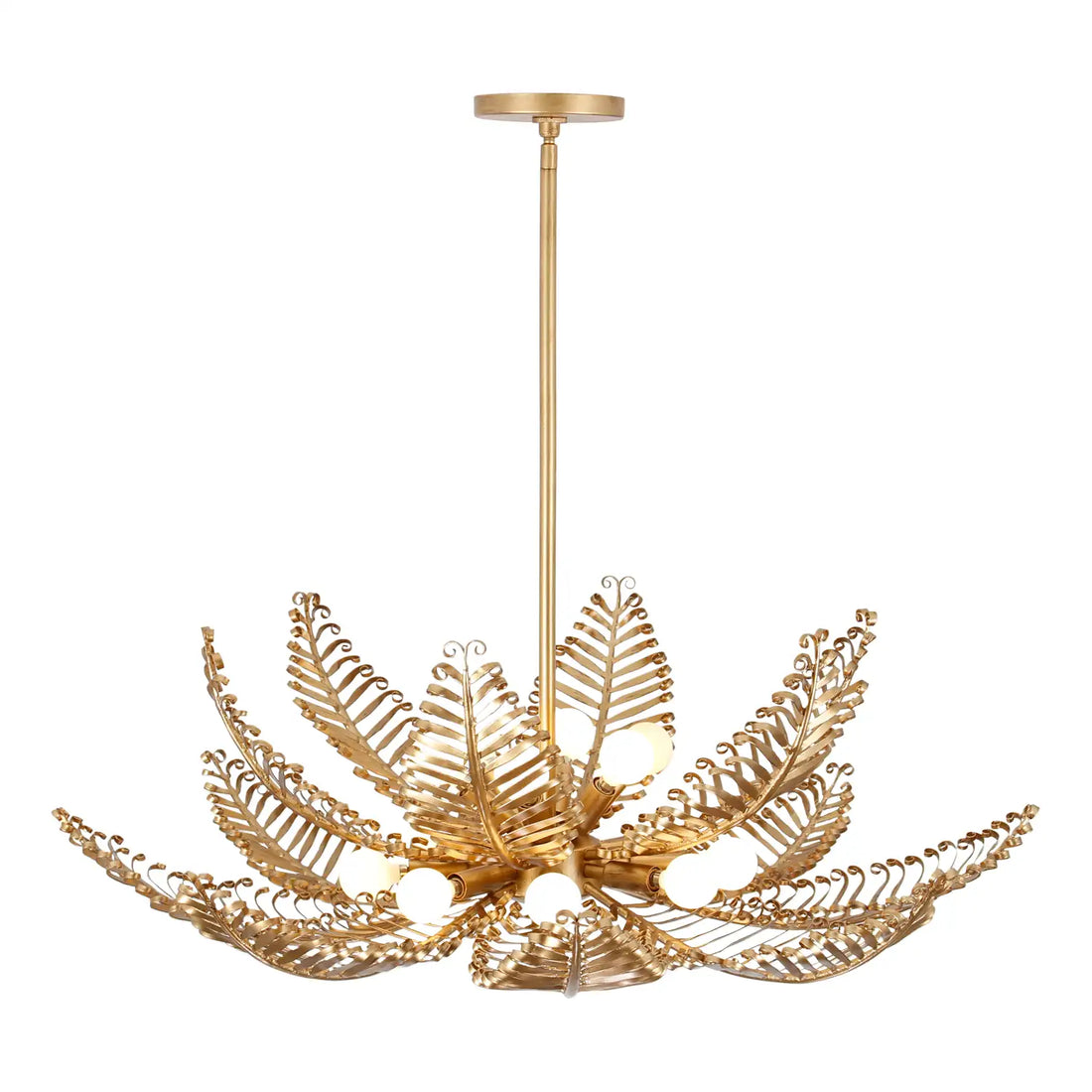 KALCO, FERN CHANDELIER, CHANDELIER LIGHT