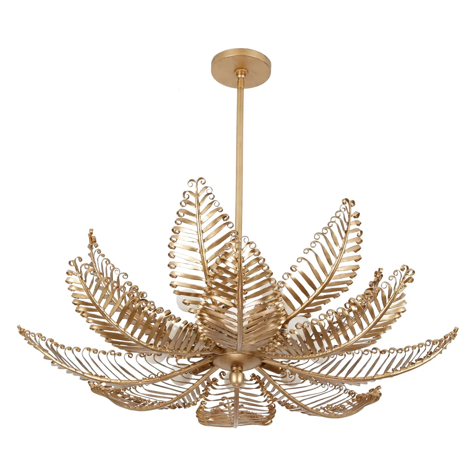 KALCO, FERN CHANDELIER, CHANDELIER LIGHT