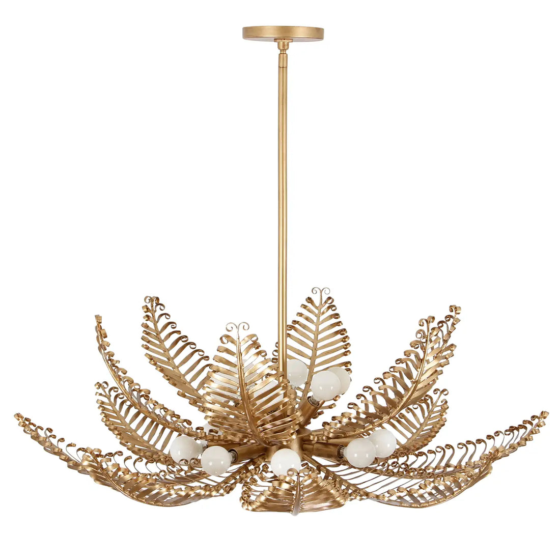 KALCO, FERN CHANDELIER, CHANDELIER LIGHT