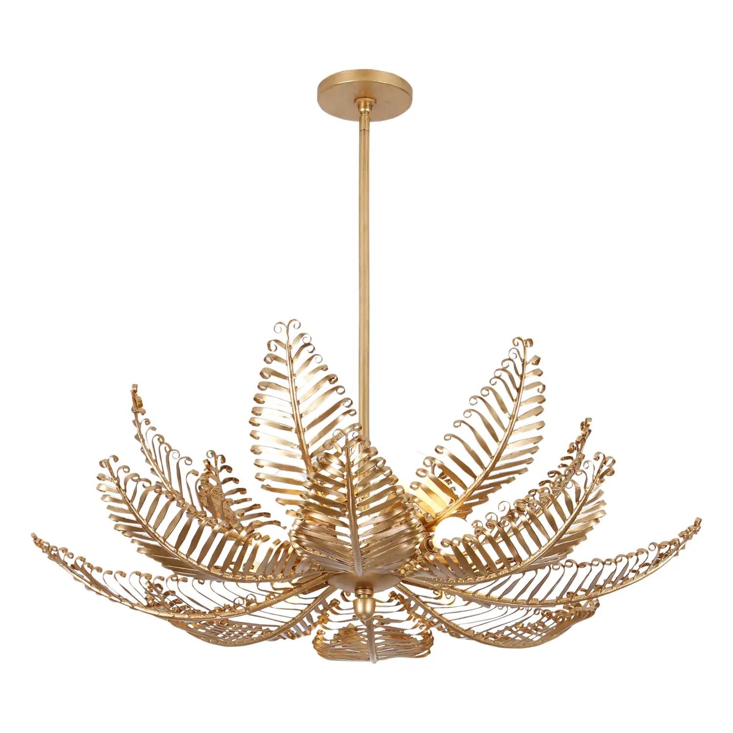 KALCO, FERN CHANDELIER, CHANDELIER LIGHT