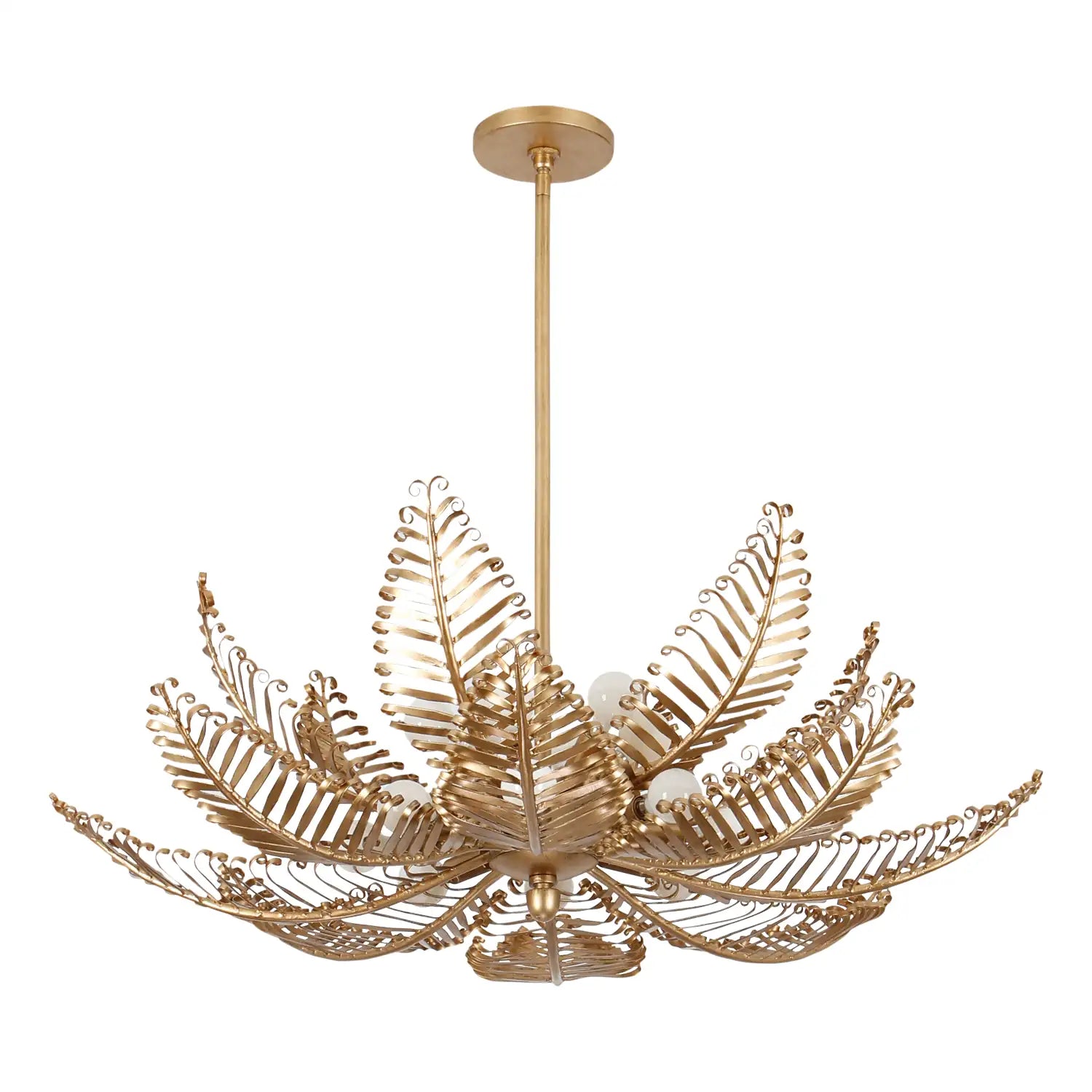 KALCO, FERN CHANDELIER, CHANDELIER LIGHT