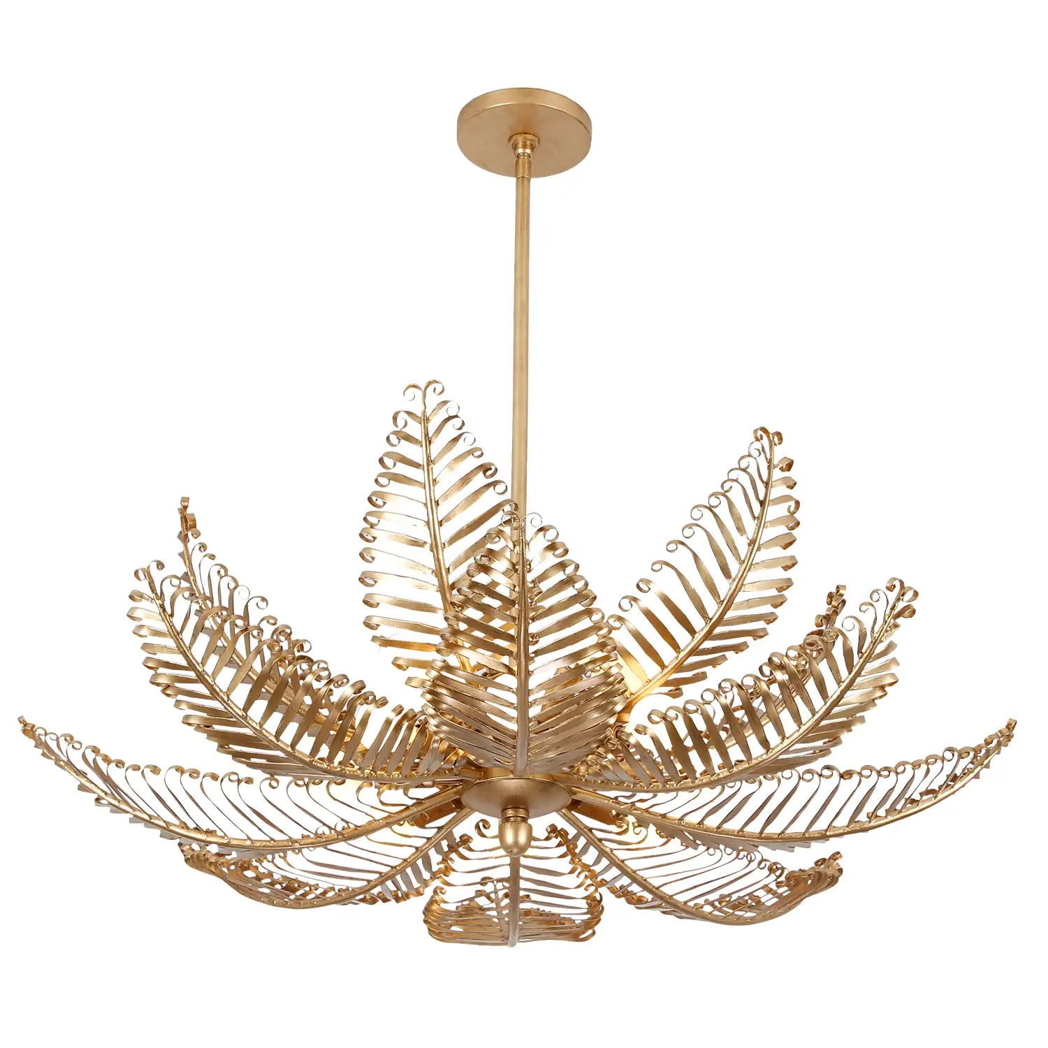 KALCO, FERN CHANDELIER, CHANDELIER LIGHT