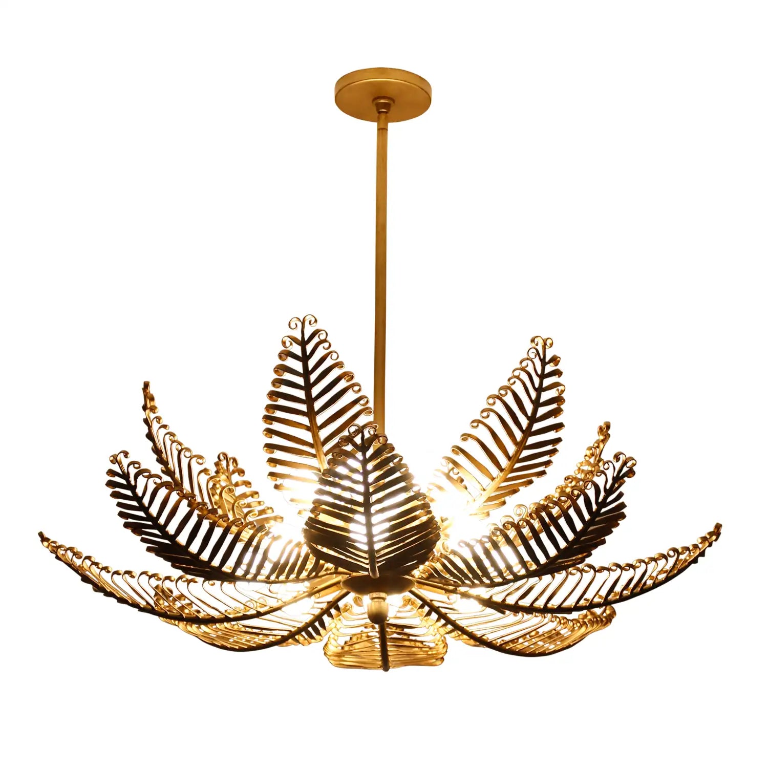 KALCO, FERN CHANDELIER, CHANDELIER LIGHT