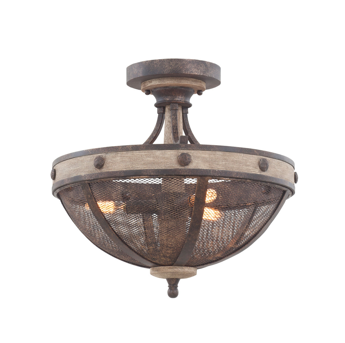 KALCO, CORONADO SEMI FLUSH MOUNT, SEMI FLUSH MOUNT LIGHT