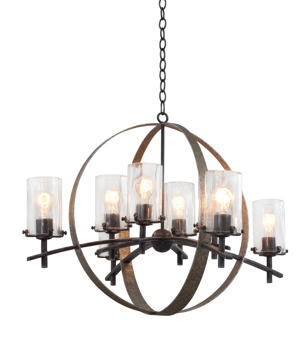 KALCO, IRVINE CHANDELIER, CHANDELIER LIGHT