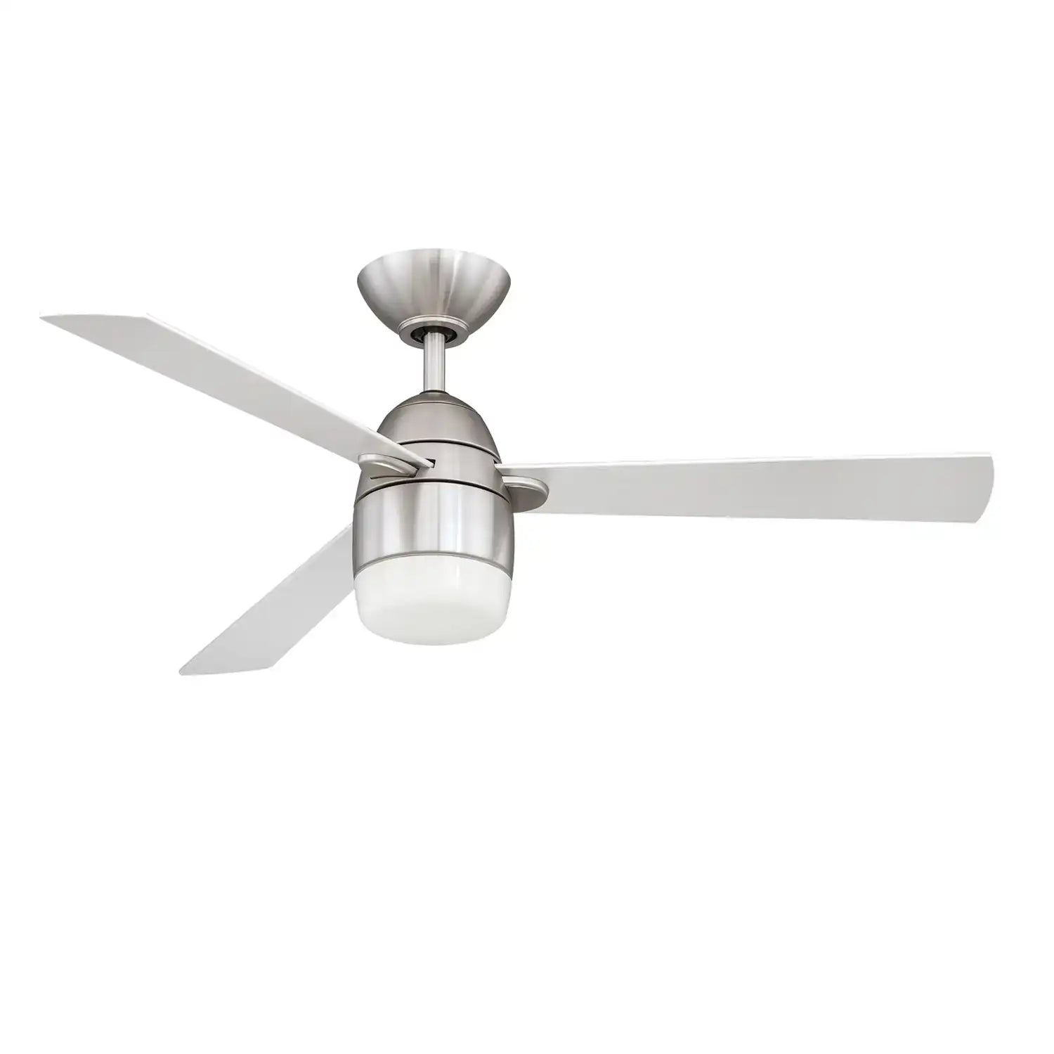 KENDAL, ANTRON LED SATIN NICKEL CEILING FAN, INDOOR CEILING FAN