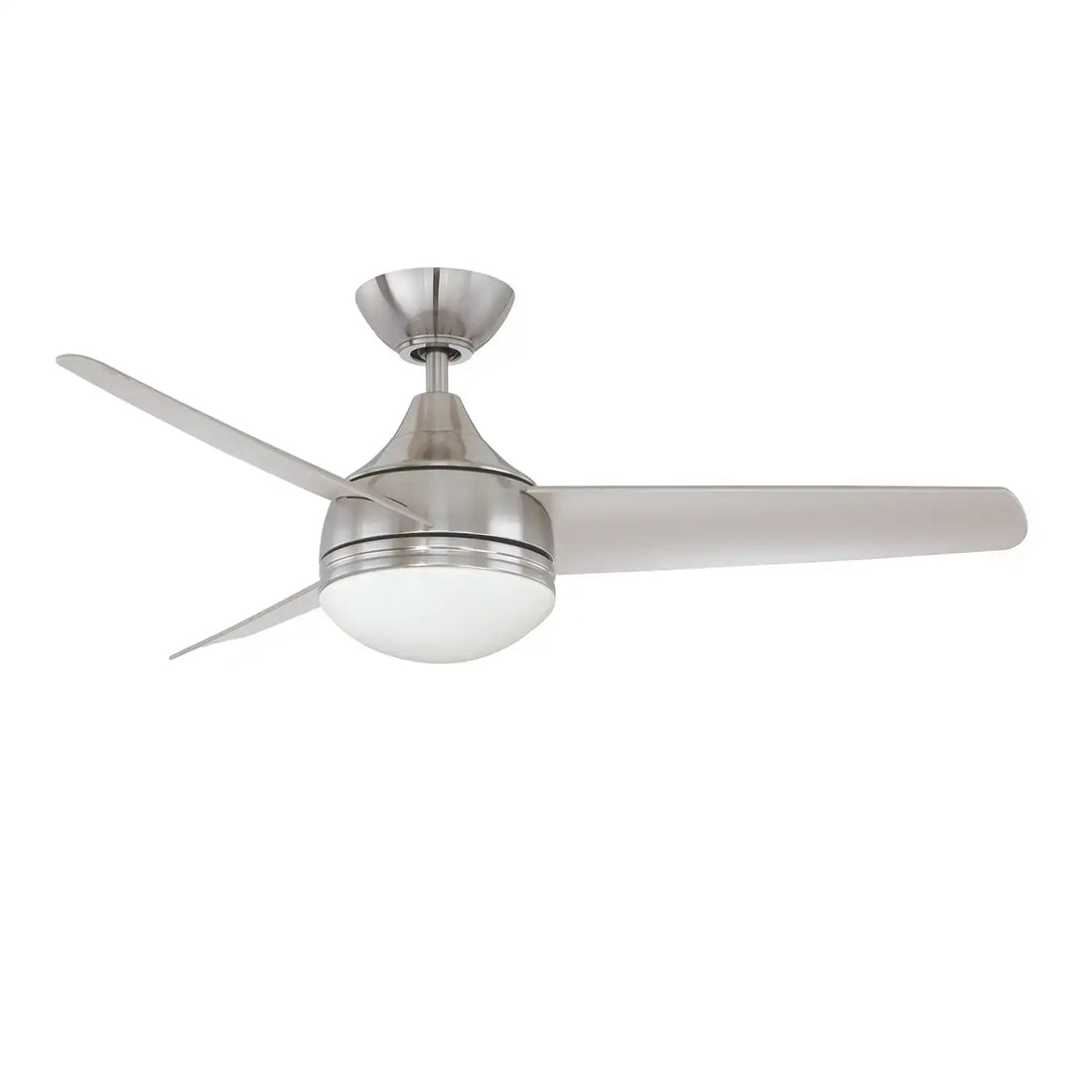 KENDAL, MODERNO LED SATIN NICKEL CEILING FAN, INDOOR CEILING FAN