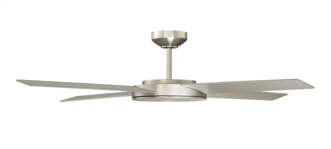 KENDAL, LOPRO LED SATIN NICKEL DC MOTOR CEILING FAN, INDOOR CEILING FAN