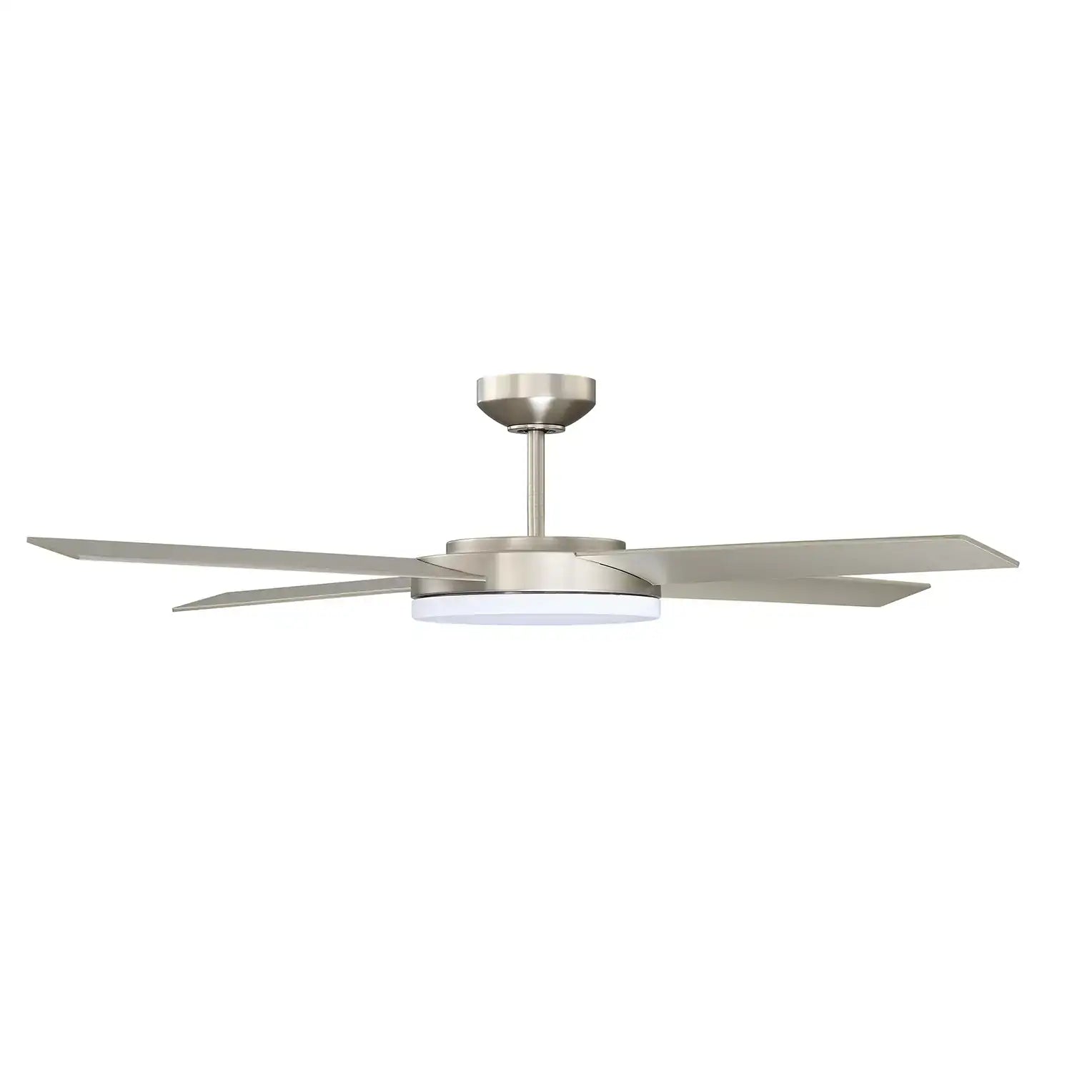 KENDAL, LOPRO LED SATIN NICKEL DC MOTOR CEILING FAN, INDOOR CEILING FAN