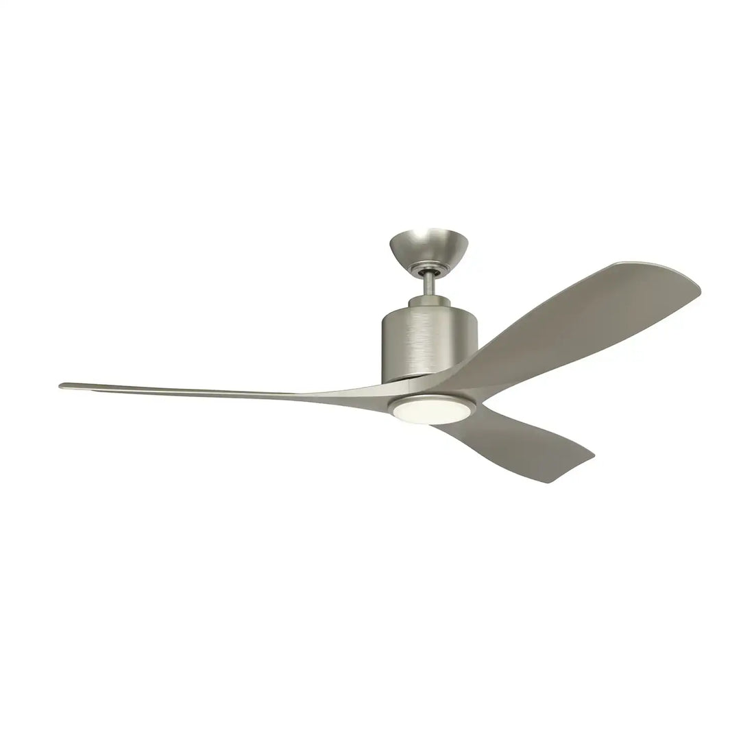 KENDAL, SENTRY SATIN NICKEL CEILING FAN, OUTDOOR CEILING FAN