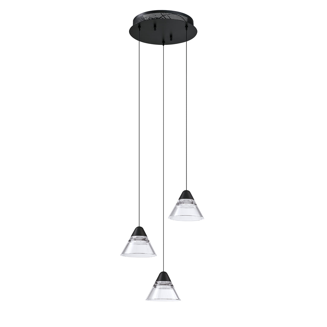 KENDAL, GEO LED PAN, CHANDELIER LIGHT