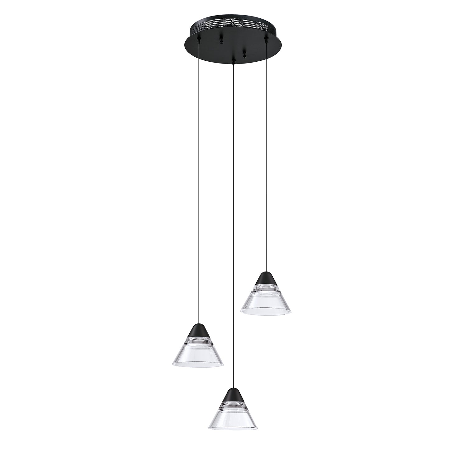 KENDAL, GEO LED PAN, CHANDELIER LIGHT