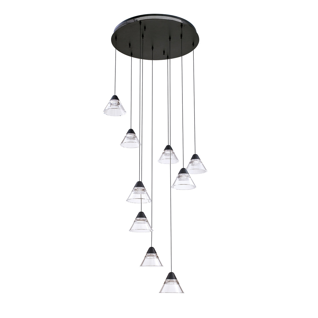 KENDAL, GEO LED PAN, CHANDELIER LIGHT