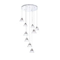 KENDAL, GEO LED PAN, CHANDELIER LIGHT