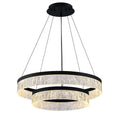 KENDAL, ARCTIC ICE 2-TIER LED PENDANT, PENDANT LIGHT