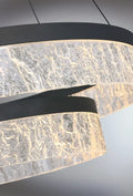 KENDAL, ARCTIC ICE 2-TIER LED PENDANT, PENDANT LIGHT