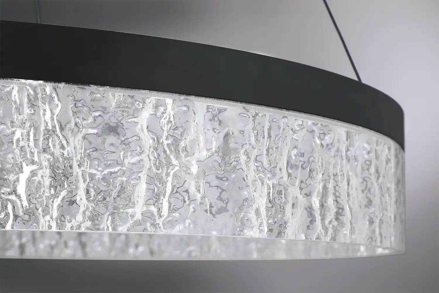 KENDAL, ARCTIC ICE SINGLE TIER LED PENDANT, PENDANT LIGHT