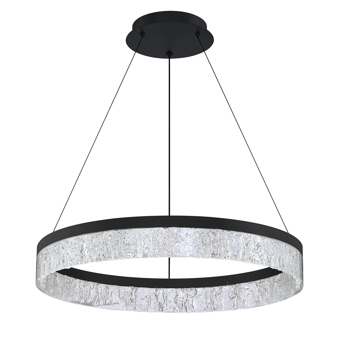 KENDAL, ARCTIC ICE SINGLE TIER LED PENDANT, PENDANT LIGHT