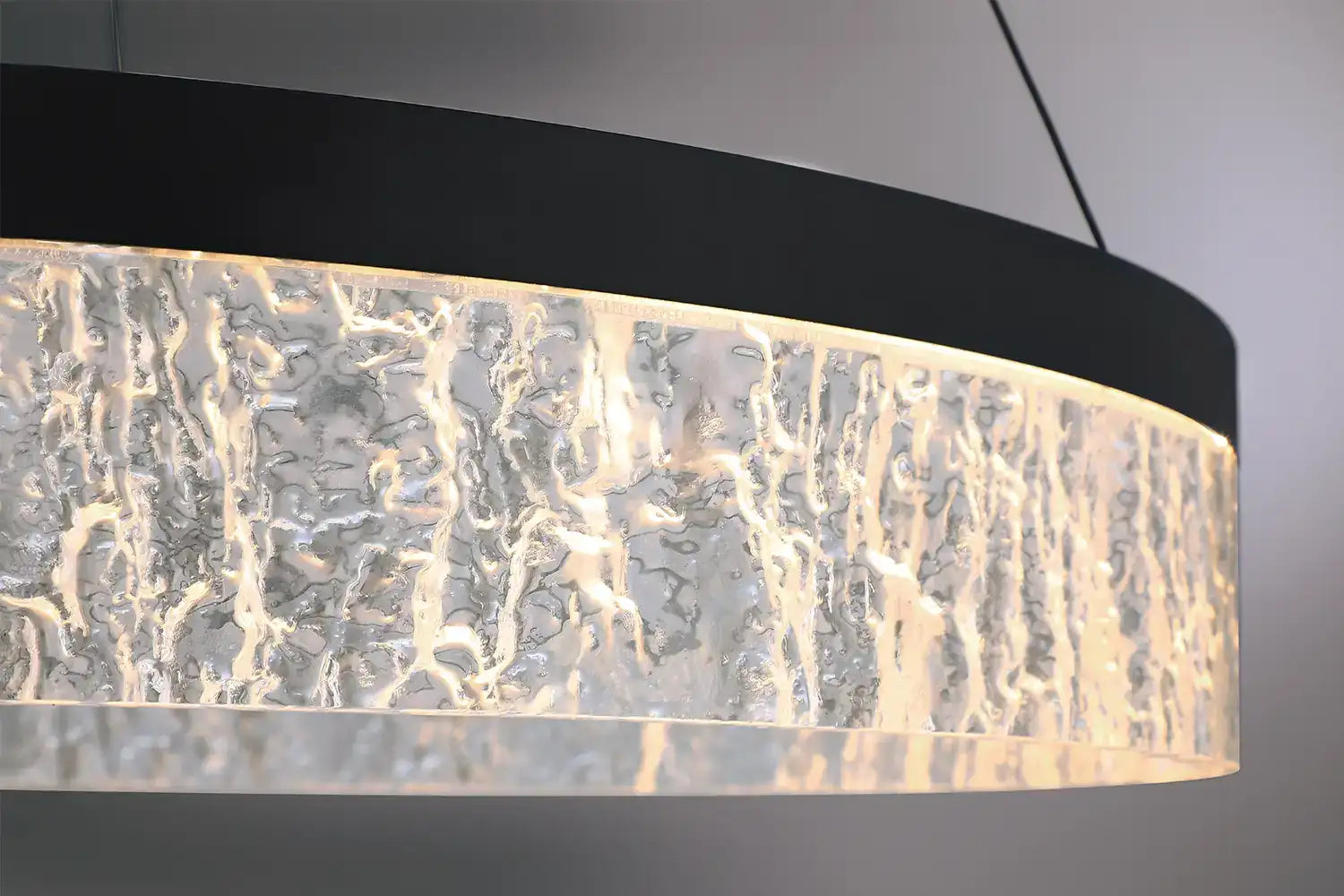 KENDAL, ARCTIC ICE SINGLE TIER LED PENDANT, PENDANT LIGHT