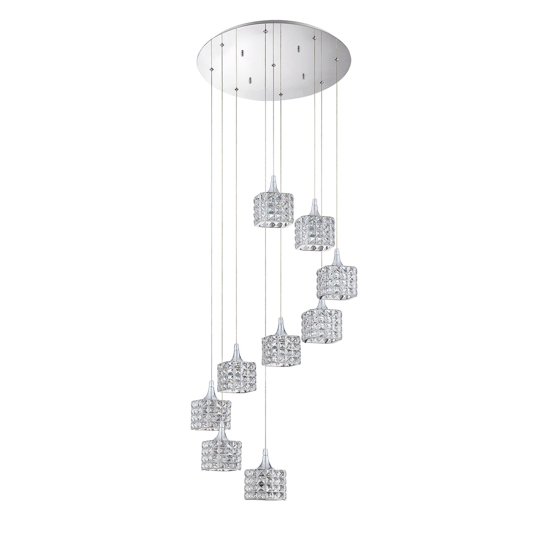 KENDAL, SHIMERA SERIES PENDANT PAN, CHANDELIER LIGHT