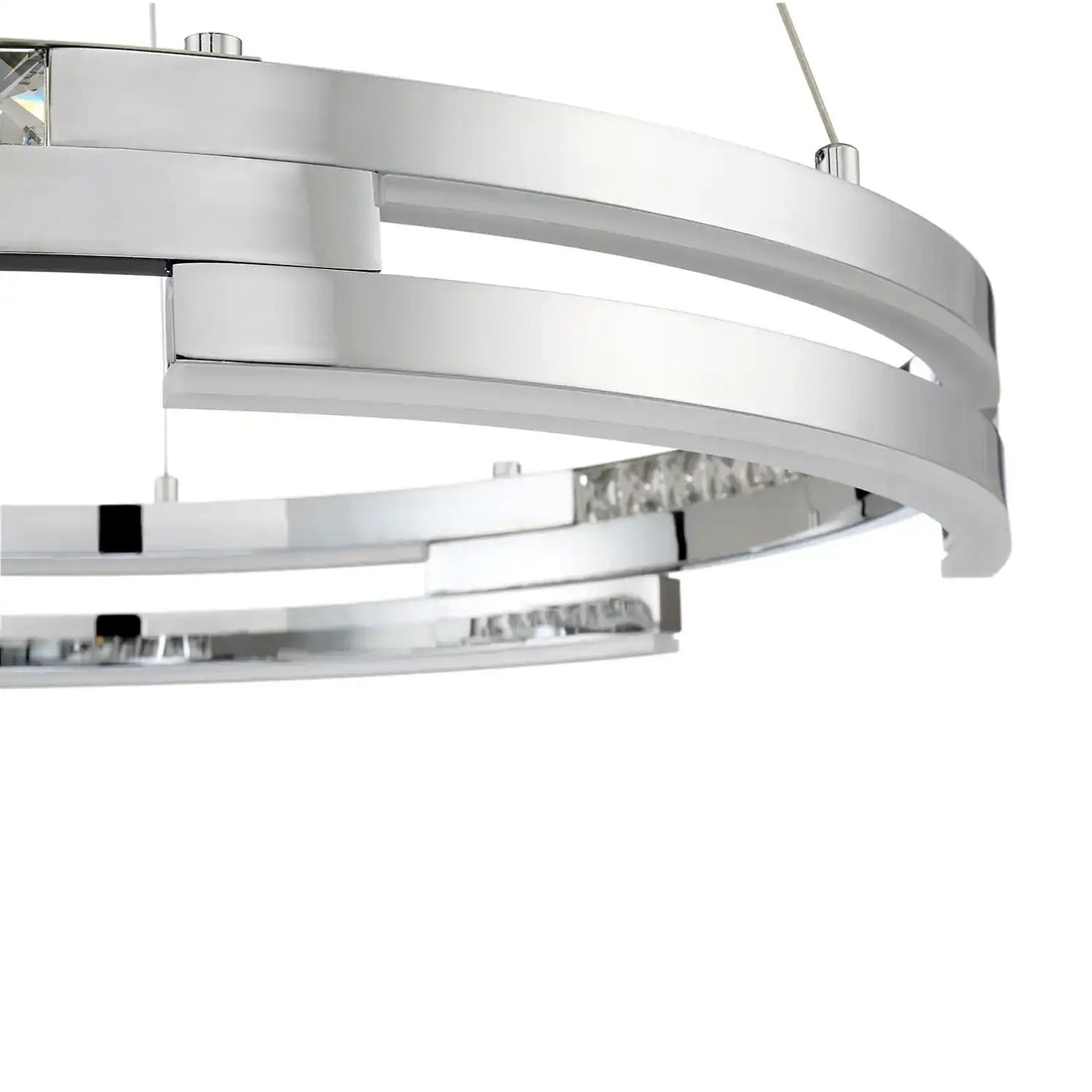 KENDAL, SATERN SERIES 41 WATT STAINLESS INTEGRATED LED RING PENDANT, PENDANT LIGHT