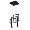 KENDAL, QUADRON LED PENDANT PAN, CHANDELIER LIGHT