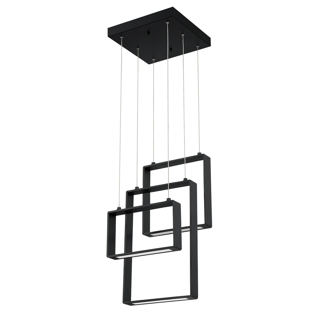 KENDAL, QUADRON LED PENDANT PAN, CHANDELIER LIGHT