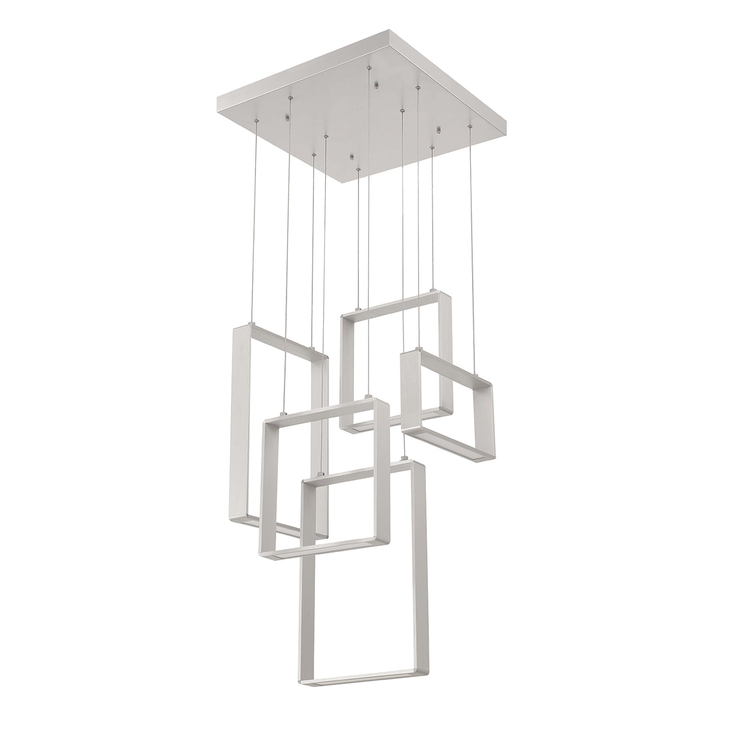 KENDAL, QUADRON LED PENDANT PAN, CHANDELIER LIGHT