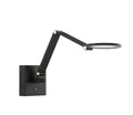 KENDAL, ROUNDO LED SWING ARM, WALL SCONCES