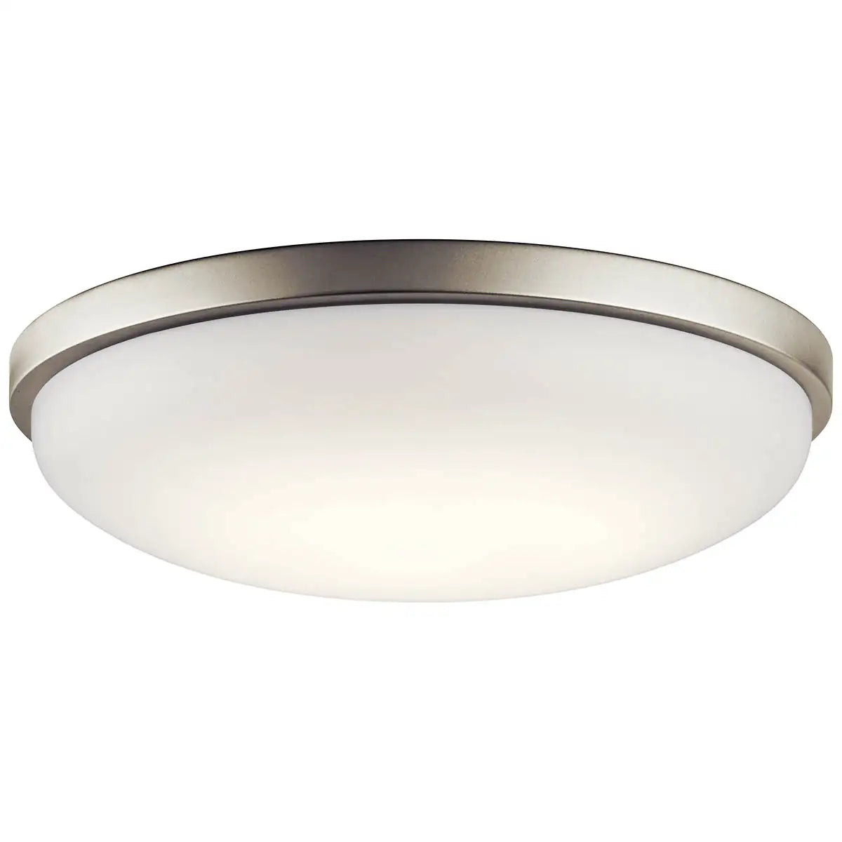 KICHLER, BRUSHED NICKEL LED FLUSH MOUNT, FLUSH MOUNT CEILING LIGHTS