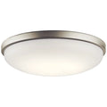 KICHLER, BRUSHED NICKEL LED FLUSH MOUNT, FLUSH MOUNT CEILING LIGHTS