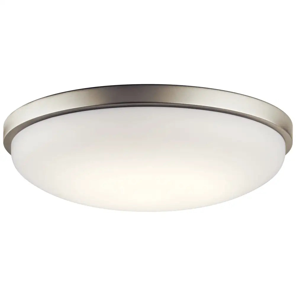 KICHLER, BRUSHED NICKEL LED FLUSH MOUNT, FLUSH MOUNT CEILING LIGHTS
