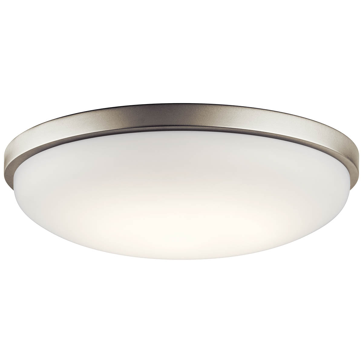 KICHLER, BRUSHED NICKEL LED FLUSH MOUNT, FLUSH MOUNT CEILING LIGHTS